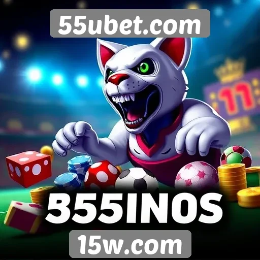 Jogos de cassino ao vivo disponíveis em 55ubet.com