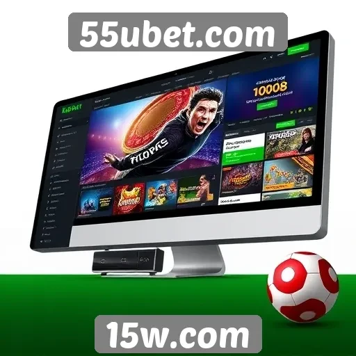 Facilidade de navegação no site 55ubet.com